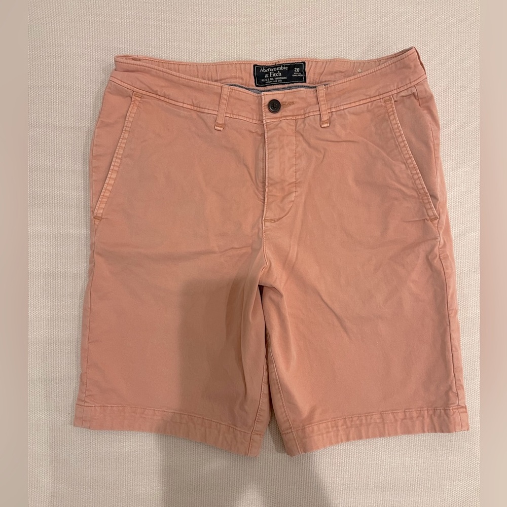 Abercrombie and Fitch men dressy shorts 9” seam